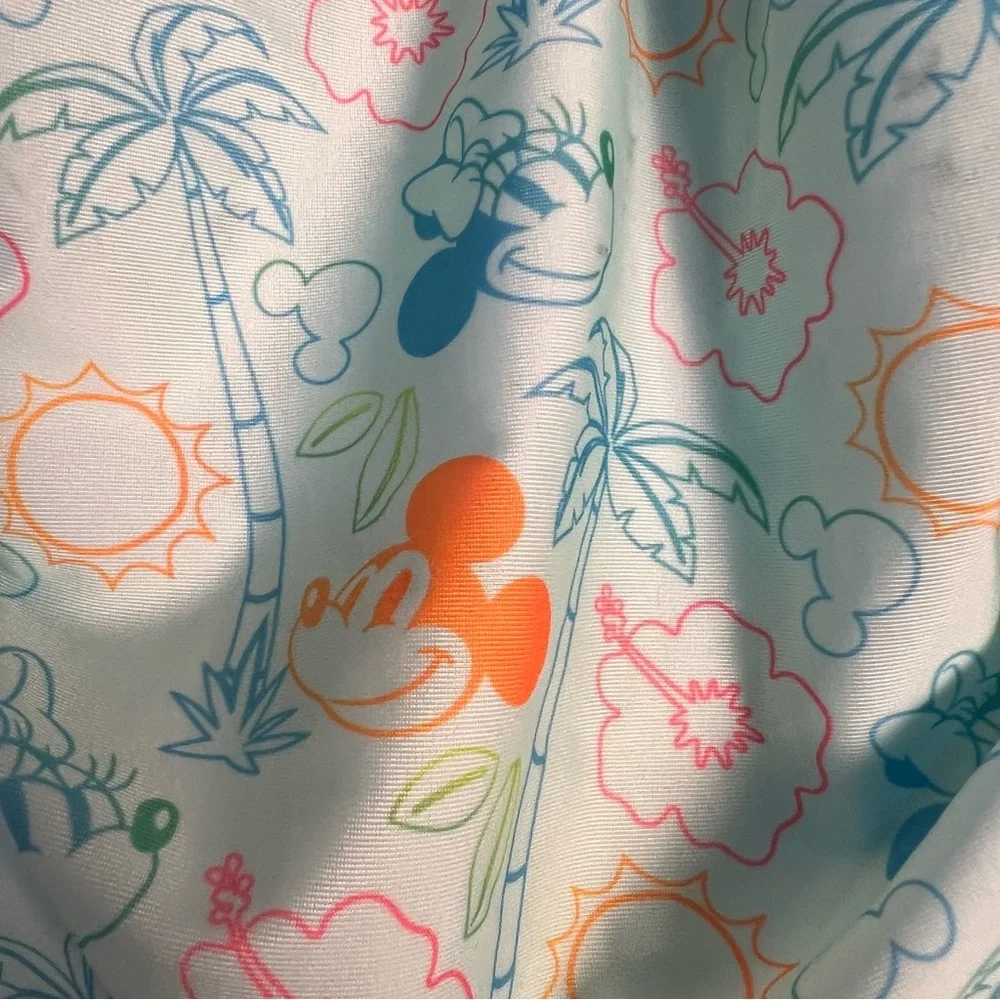 Disney Blue Mickey One Piece Swimsuit Women's S - Picture 4 of 7